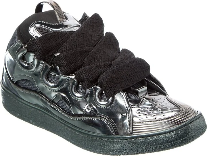 Lanvin Basses Curb Xl Leather Sneaker