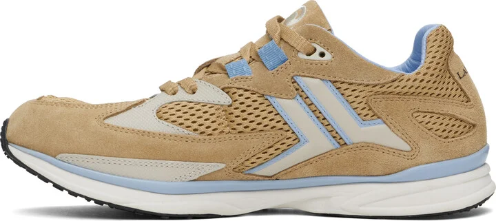 Lanvin Beige & Blue Meteor Runner Sneakers - Image 3