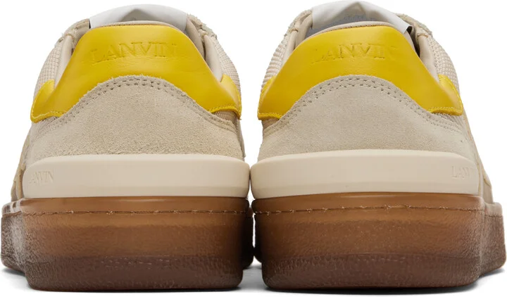 Lanvin Beige Clay Mesh Sneakers - Image 2