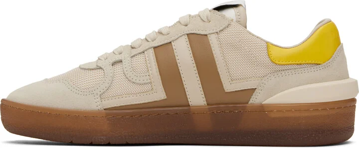 Lanvin Beige Clay Mesh Sneakers - Image 3