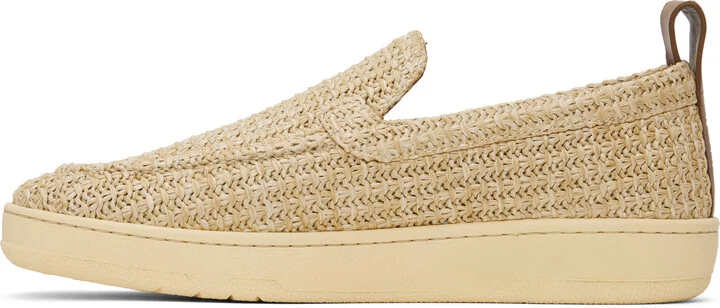 Lanvin Beige Cruiser Raffia Sneakers - Image 3