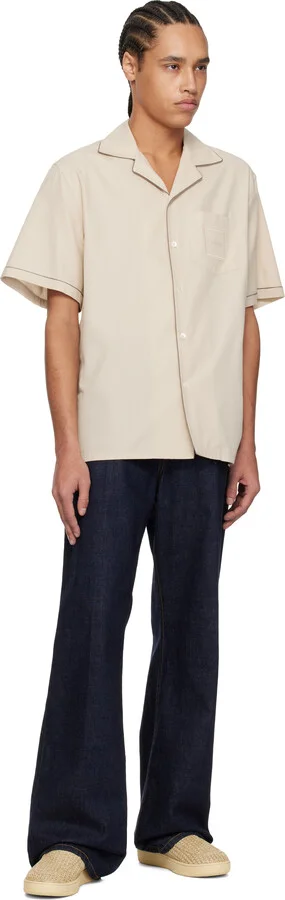 Lanvin Beige Cruiser Raffia Sneakers - Image 5