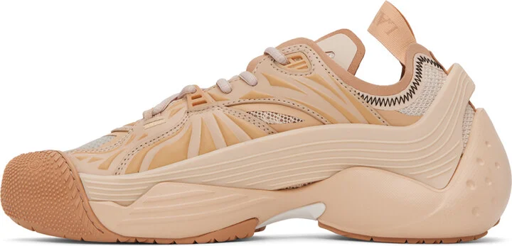 Lanvin Beige Flash-X Sneakers - Image 3