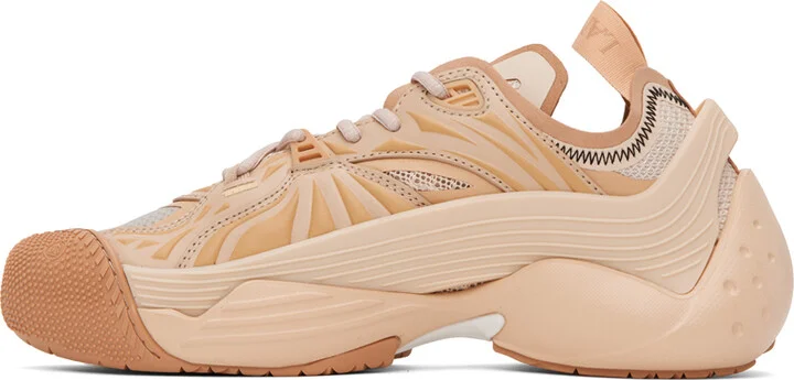 Lanvin Beige Flash-X Sneakers - Image 3