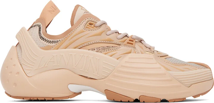 Lanvin Beige Flash-X Sneakers