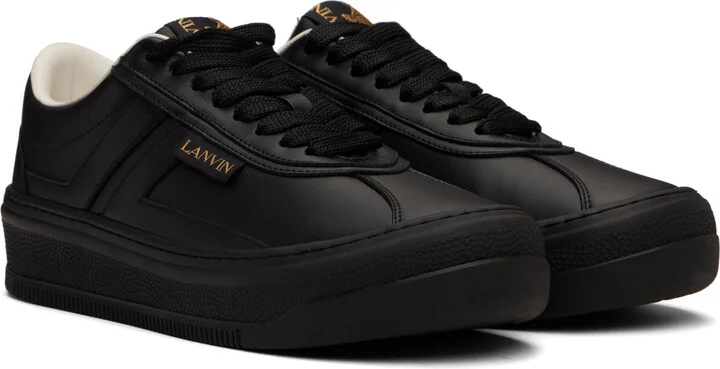 Lanvin Black 'Cash by Lanvin' Sneakers - Image 4