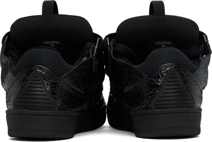 Lanvin Black Curb Sneakers - Image 2