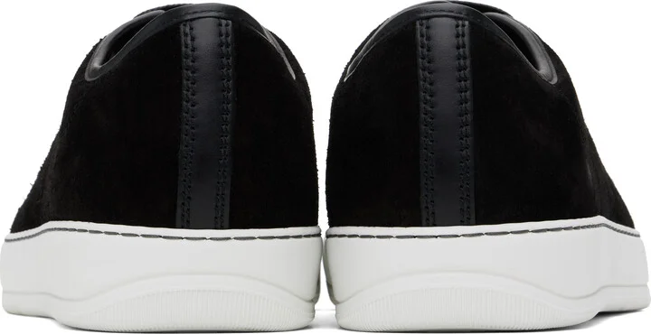 Lanvin Black DBB1 Suede & Patent Leather Sneakers - Image 2