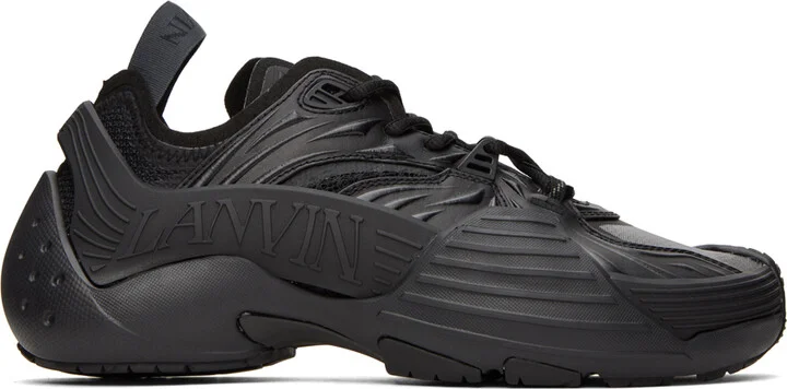 Lanvin Black Flash-X Sneakers