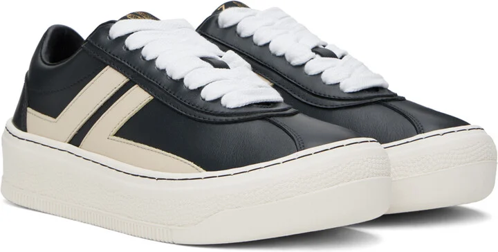 Lanvin Black Future Edition Cash Sneakers - Image 4