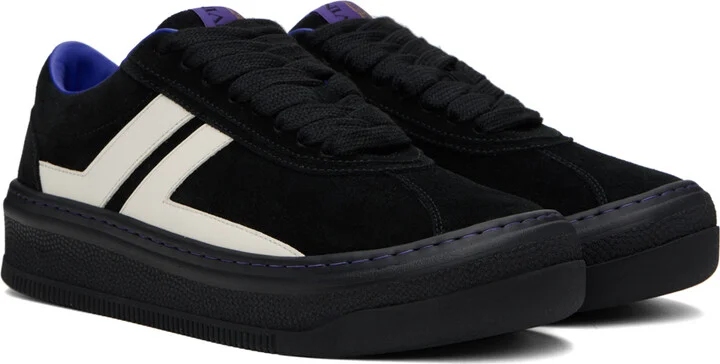 Lanvin Black Future Edition Cash Sneakers - Image 4