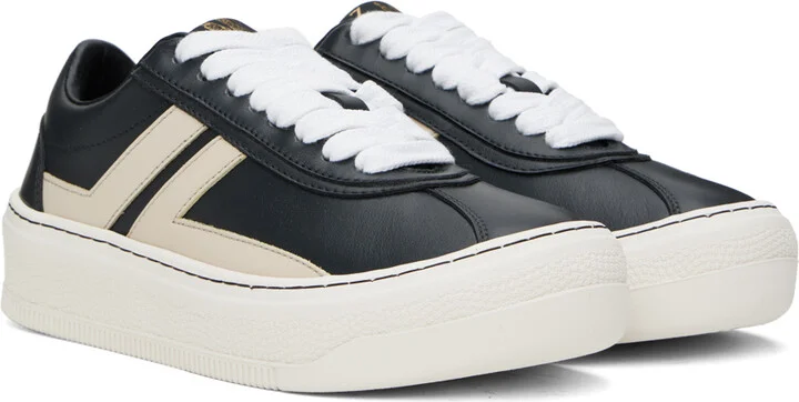 Lanvin Black Future Edition Cash Sneakers - Image 4