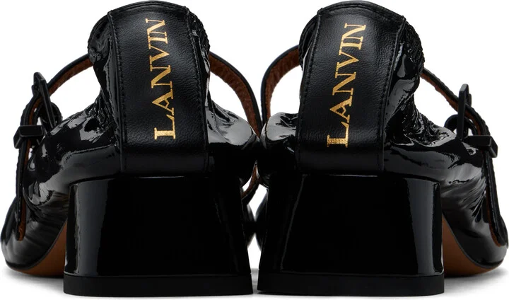 Lanvin Black Mary Jane Heels - Image 2
