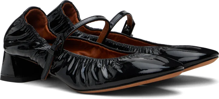 Lanvin Black Mary Jane Heels - Image 4