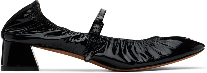 Lanvin Black Mary Jane Heels