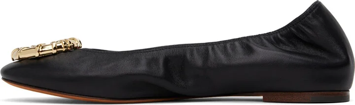 Lanvin Black Mélodie Ballerina Flats - Image 3