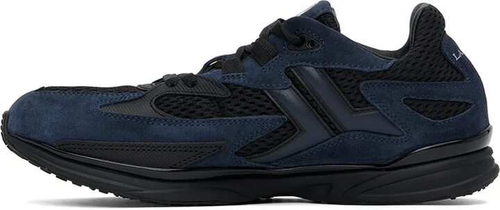 Lanvin Black & Navy Meteor Sneakers - Image 3