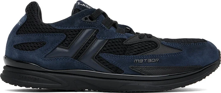 Lanvin Black & Navy Meteor Sneakers