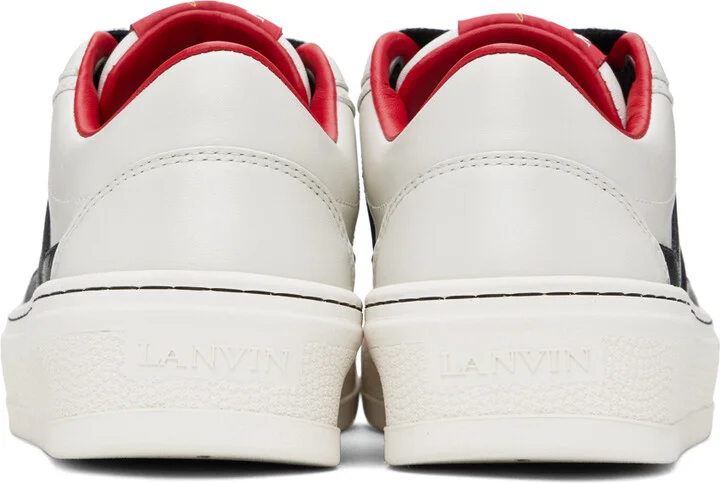 Lanvin Black & Off-White Future Edition Cash Sneakers - Image 2