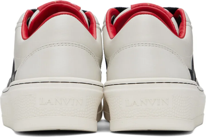 Lanvin Black & Off-White Future Edition Cash Sneakers - Image 2