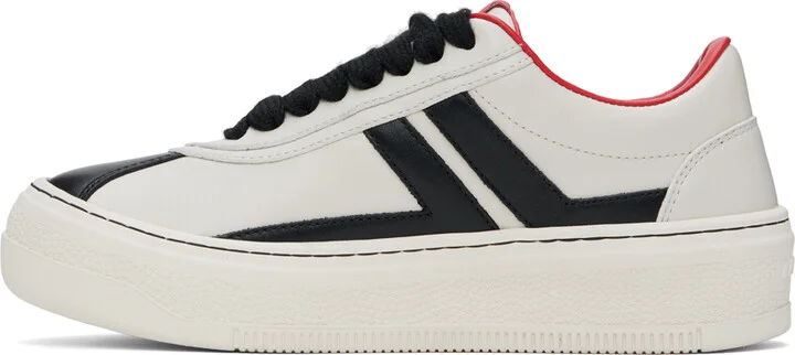 Lanvin Black & Off-White Future Edition Cash Sneakers - Image 3