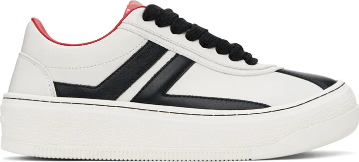 Lanvin Black & Off-White Future Edition Cash Sneakers