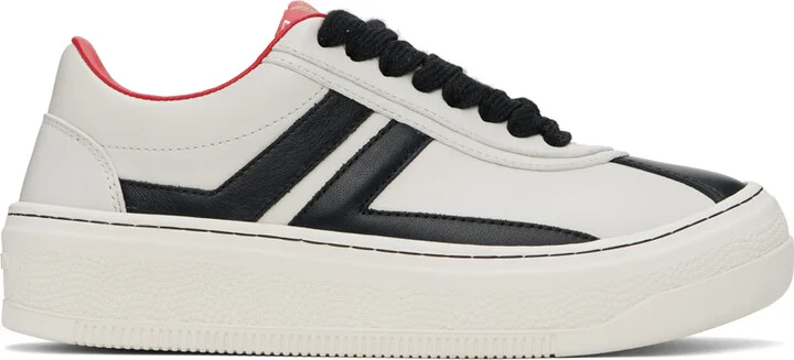Lanvin Black & Off-White Future Edition Cash Sneakers