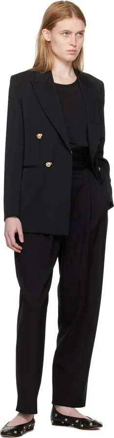 Lanvin Black Studs Ballerina Flats - Image 5