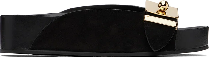 Lanvin Black Tinkle Sandals