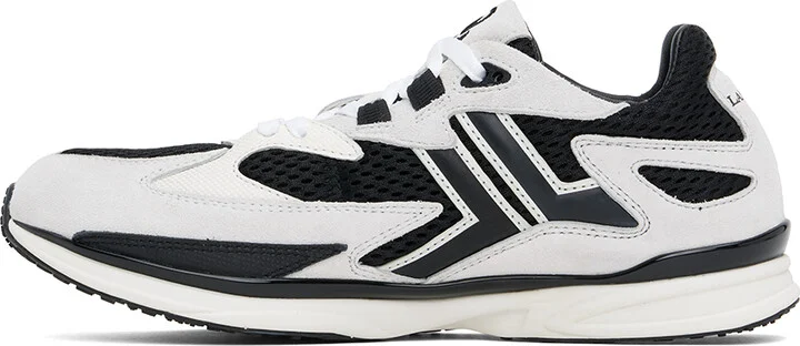 Lanvin Black & White Meteor Sneakers - Image 3