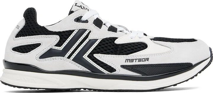 Lanvin Black & White Meteor Sneakers