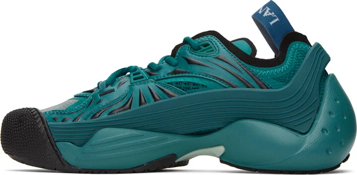 Lanvin Blue Flash-X Sneakers - Image 3