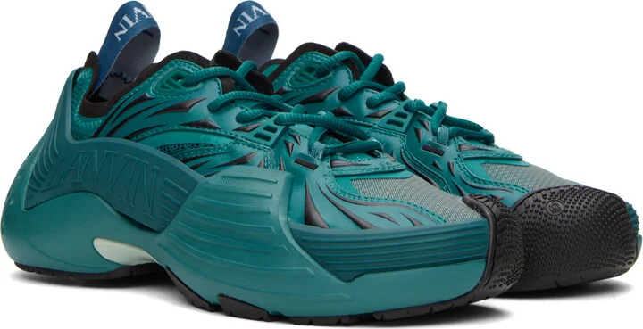 Lanvin Blue Flash-X Sneakers - Image 4