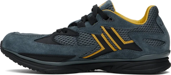 Lanvin Blue & Yellow Meteor Runner Sneakers - Image 3