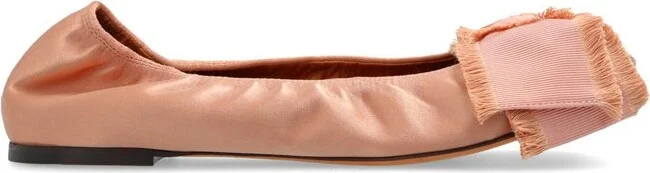 Lanvin Bow Detailed Ballet Flats