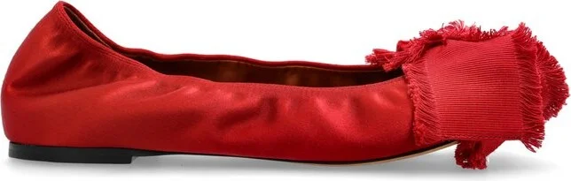Lanvin Bow Detailed Ballet Flats