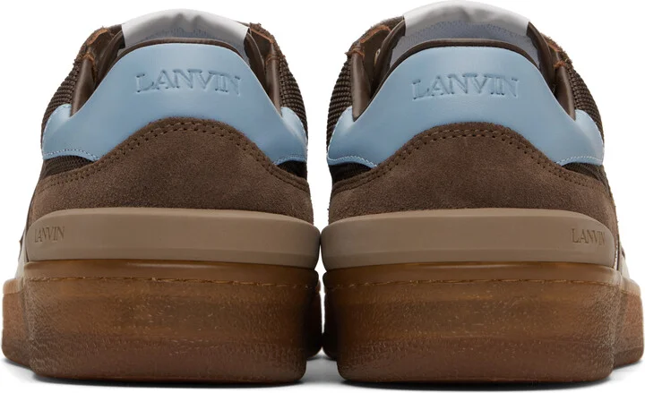 Lanvin Brown Clay Mesh Sneakers - Image 2