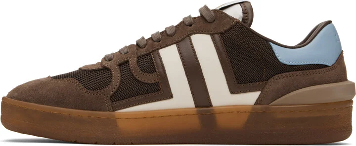 Lanvin Brown Clay Mesh Sneakers - Image 3