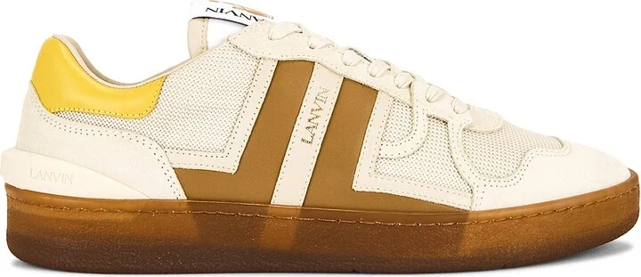 Lanvin Clay Sneakers With Translucid Sole in Beige