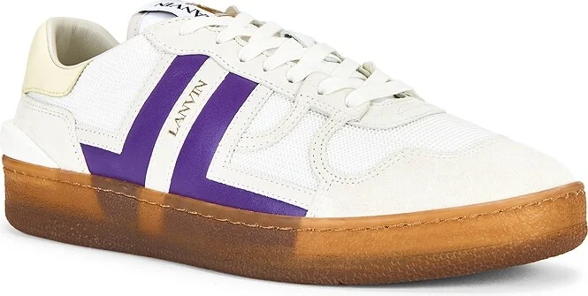 Lanvin Clay Sneakers With Translucid Sole in White - Image 2