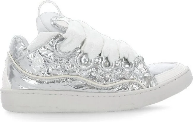 Lanvin Curb Lace-Up Sneakers