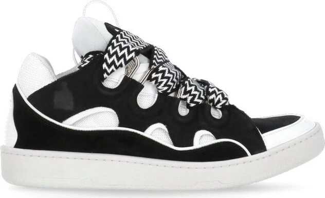 Lanvin Curb Lace-Up Sneakers