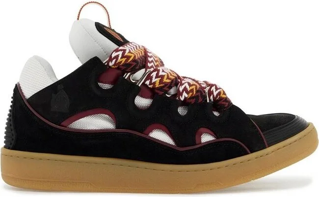 Lanvin Curb Lace-Up Sneakers