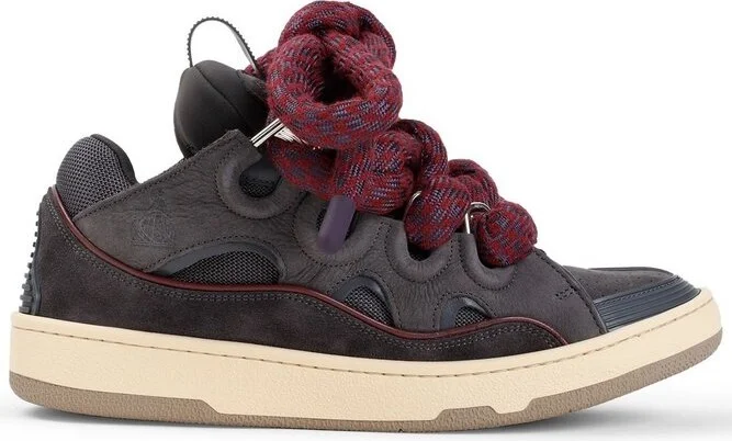 Lanvin Curb Lace-Up Sneakers