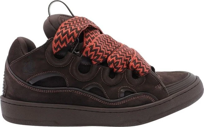 Lanvin Curb Lace-Up Sneakers