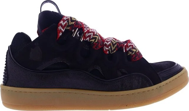 Lanvin Curb Lace-Up Sneakers