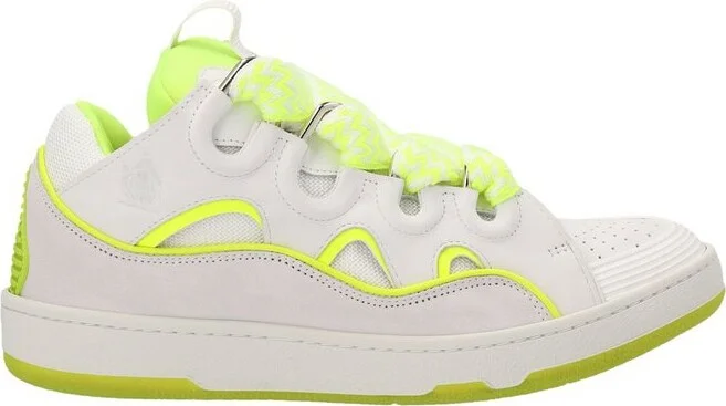 Lanvin Curb Lace-Up Sneakers