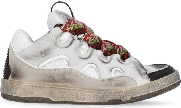 Lanvin Curb Lace-Up Sneakers