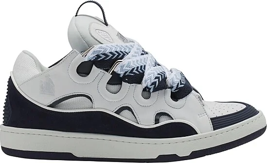 White and Navy Blue