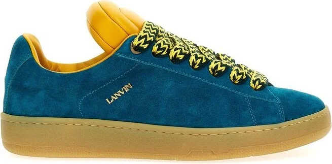 Lanvin Curb Lite Lace-Up Sneakers